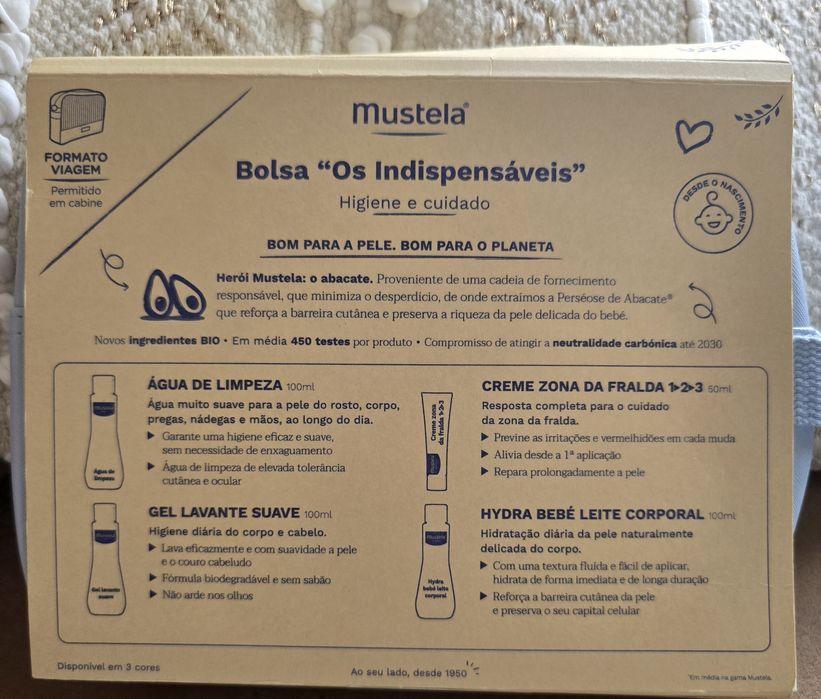 Bolsa com 4 produtos Mustela