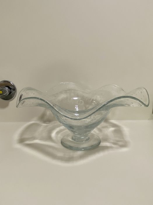 Taça de vidro nova