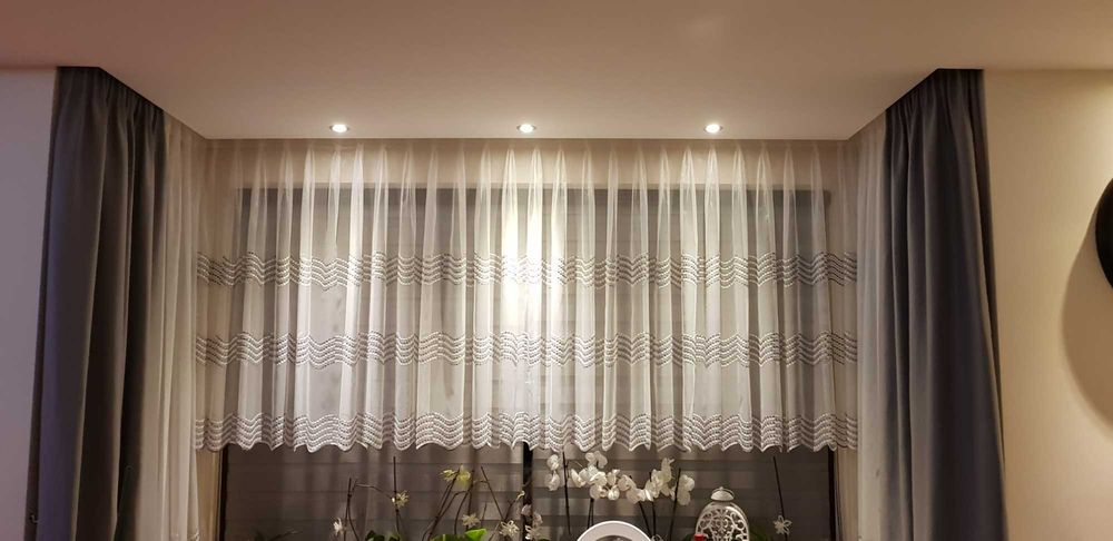 Firany i zasłony PIĘKNY komplet