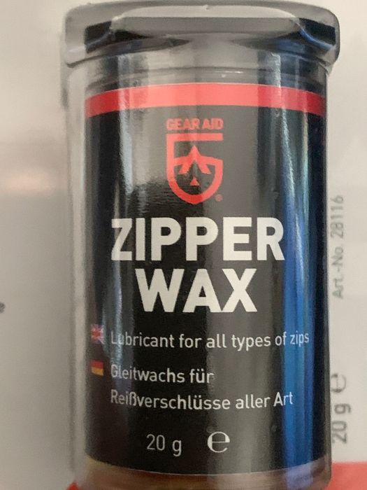 Wosk do zamków błyskawicznych Ziper Wax