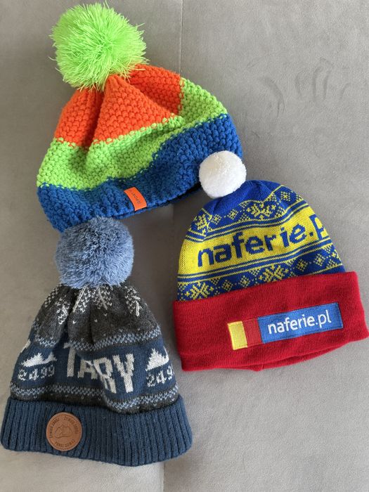 Czapki zimowe dziecięce 20cm