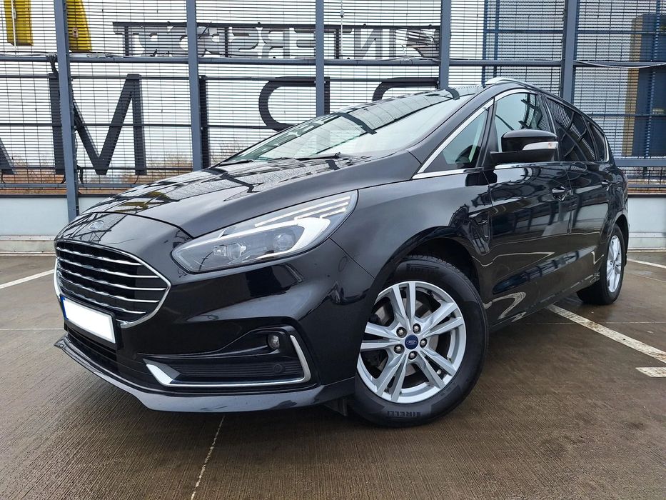 Ford S-Max VAT 23%. Salon 1wł ASO. LED Matrix, hak, zima-2, rolety, tacki, 7-osób