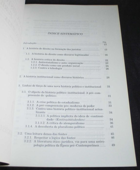 Livro Panorama Histórico da Cultura Jurídica Europeia António Hespanha