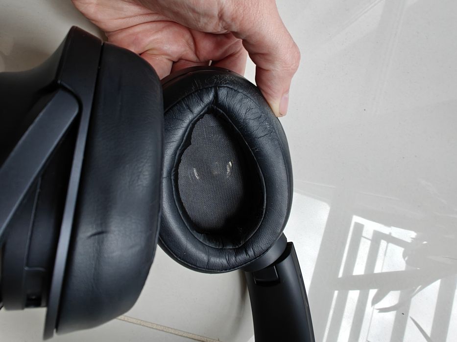 Słuchawki nauszne bezprzewodowe bluetooth SONY MDR-100ABN z ANC i redu