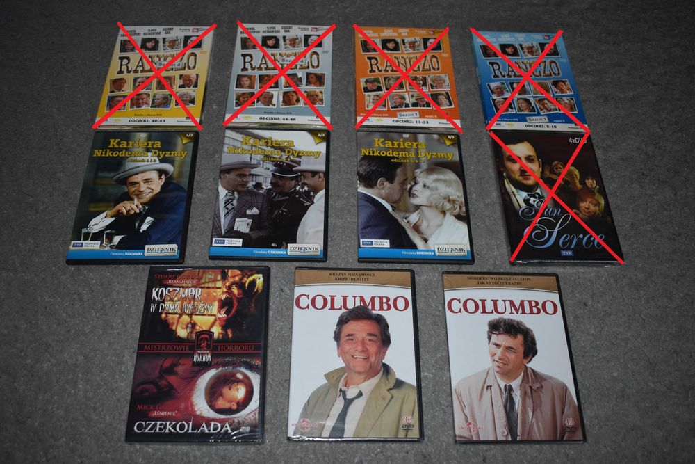 Serial Seriale DVD płyty płyta DVD zestaw kolekcja 6szt.