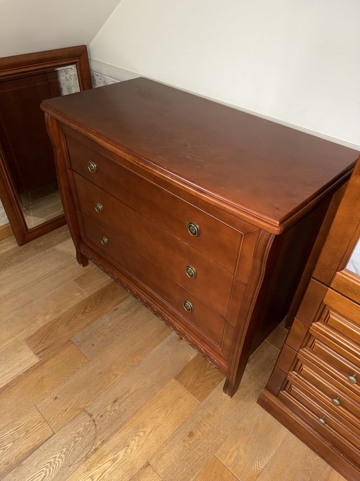 NOWA CENA Zestaw drewnianych mebli