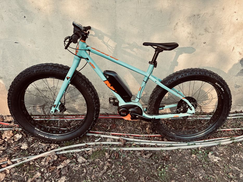 Unikatowy Fatbike KTM Macina Freeze Bosch Performance CX MonkeyLink