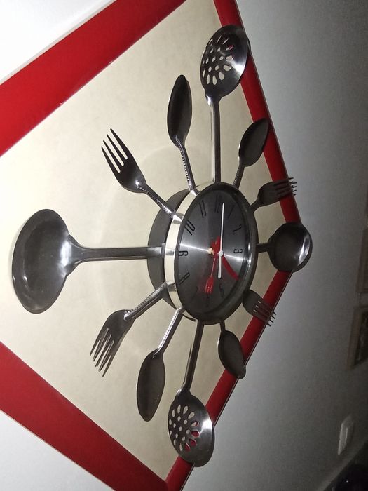 Relógio parede de cozinha