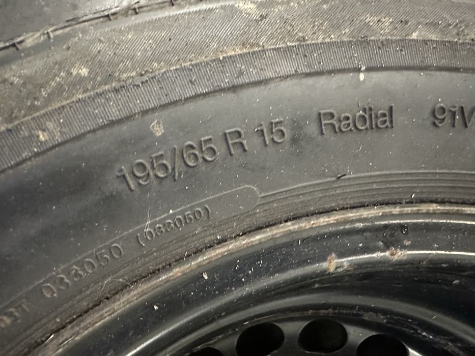 Koło dojazdowe audi 5x112 r15 opona continental 195/65