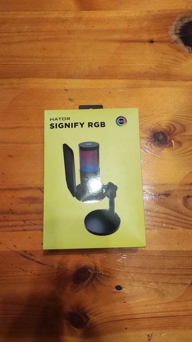 Микрофон Hator Signify RGB USB — как новый / для стрима, игр, Discord