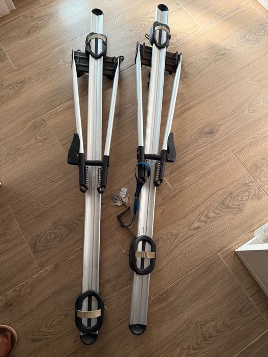 Bagaznik na reling Taurus  + dwa uchwyty rowerowe