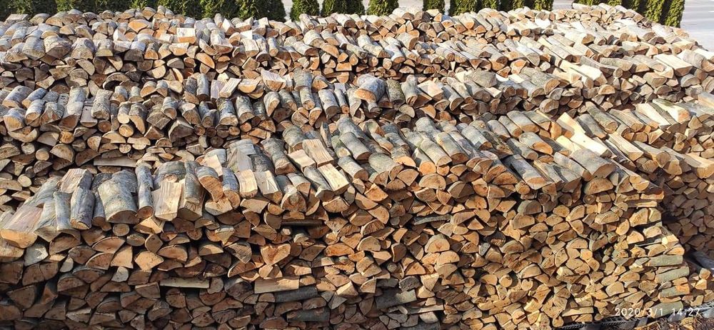 Drewno opałowe kominkowe  Buk Jesion Sezonowane ***SUCHE*** UKŁADANE !