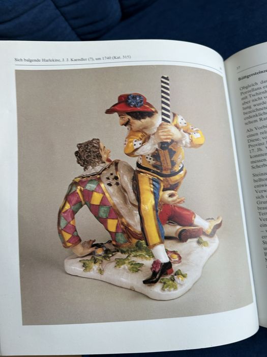 Meissen kamionka  i porcelana XVIII w.