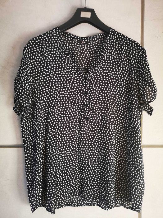 G.W. Gerry Weber koszula czarna w grochy r. 44