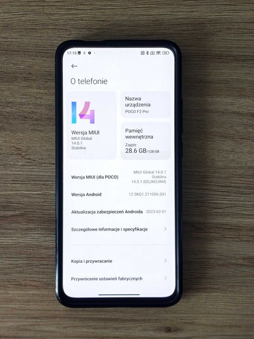 POCO F2 Pro 128GB - stan bardzo dobry