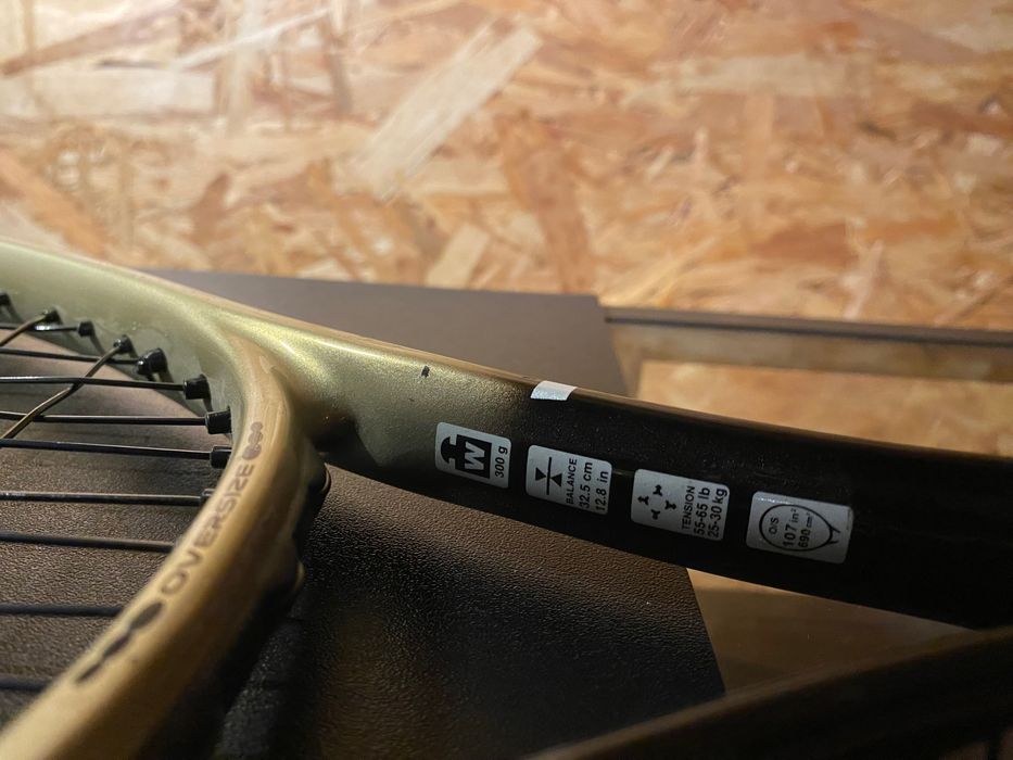 Raquete ténis Prince 300g + Raquete Artengo + 8 bolas artengo (novas)