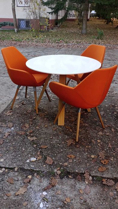 Stół  konferencyjny biały 90x90 stoły do biur domu hostelu