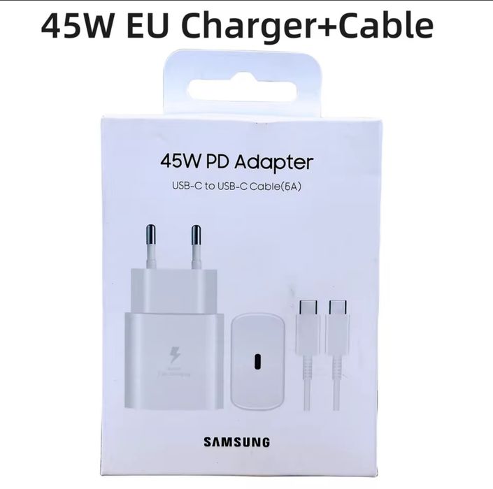 Carregador Samsung original c/cabo 45w