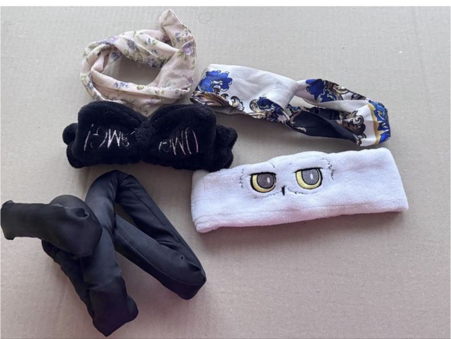 Набір повʼязка для волосся, солоха, ободки, бігудь