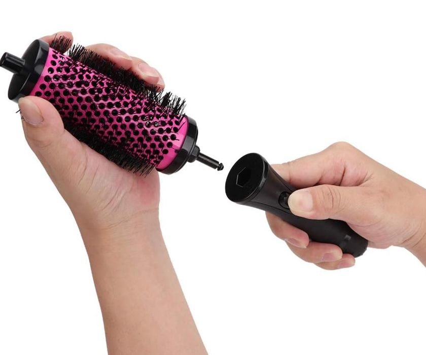 Zestaw szczotek do włosów z odpinanymi rolkam