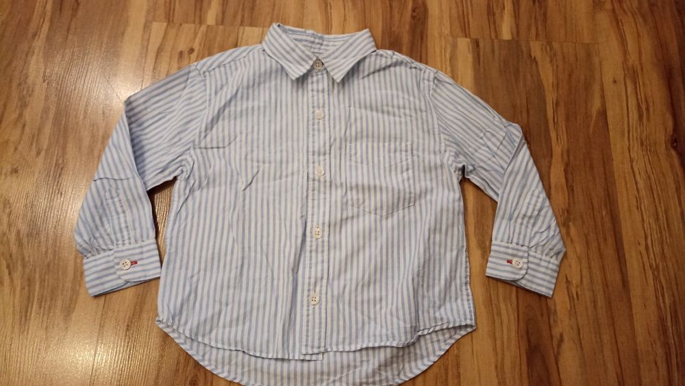 Koszula w paski z długim rękawem Mini Boden rozmiar 2/3 lata