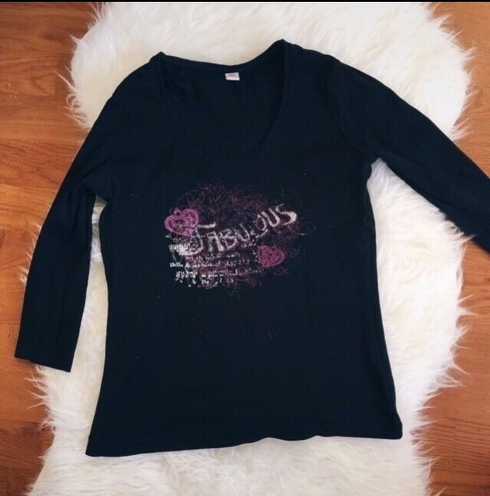 Koszulka z rękawem 3/4 czarna S 36 S.Oliver