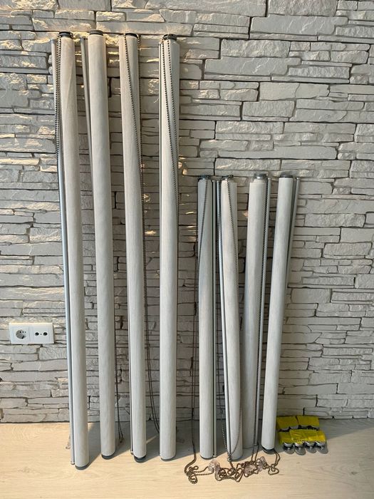 8 cortinados ds rolo