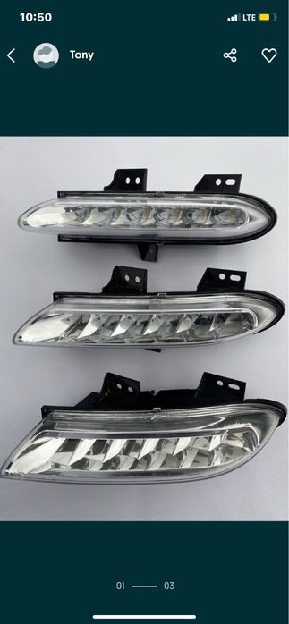Lampa Swiatlo LED Renault Scenic 3 Lift do jazdy dziennej lewa