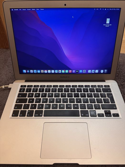 Macbook air 13 cali