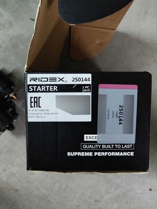Motor de arranque RIDEX 2S0144 semi-novo