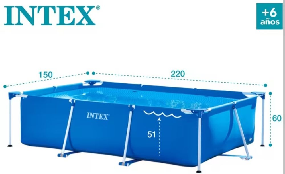 Piscina Intex 220x150x60