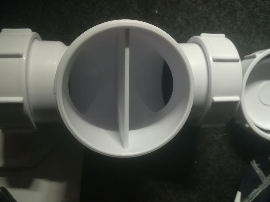 Sifões em linha 1" 1/2 40mm brancos (novos)