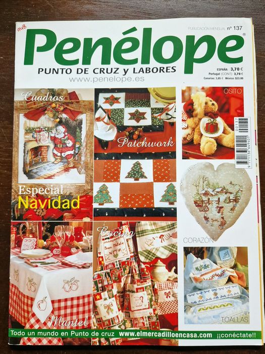 3 Revistas Ponto de Cruz