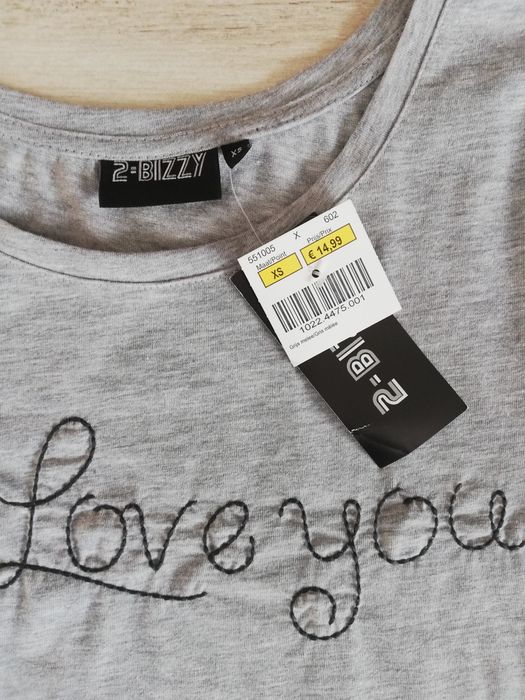 Bluzka krótki rękaw t-shirt XS