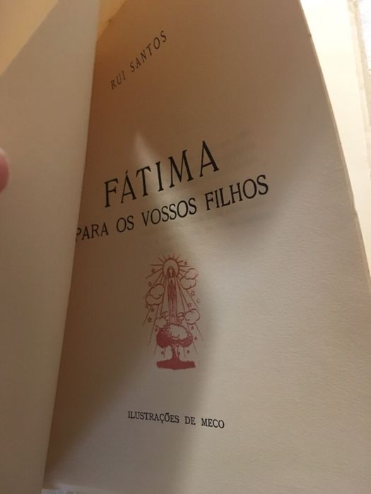 Livro antigo ‘Fátima para os vossos Filhos’