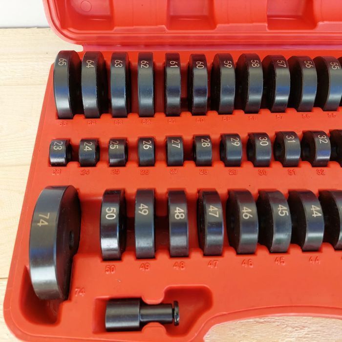 Conjunto Discos Extração Rolamentos p/ Prensa Hidráulica - 52pcs