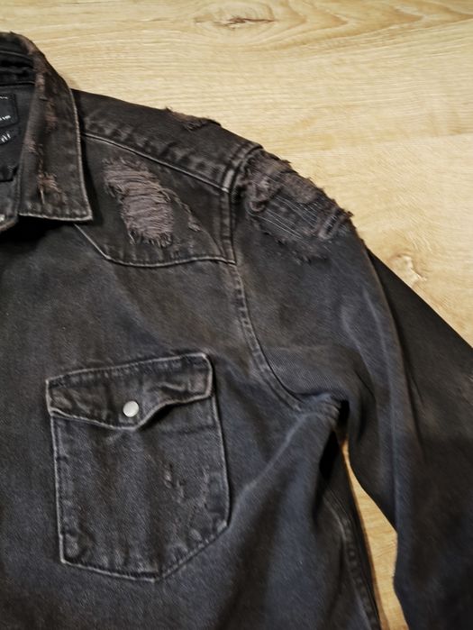 Куртка-сорочка zara джинсова