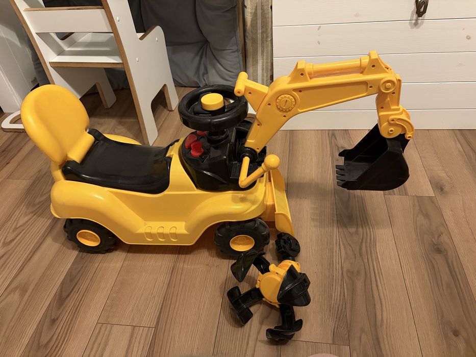 Jezdzik auto pchacz koparka dla dzieci
