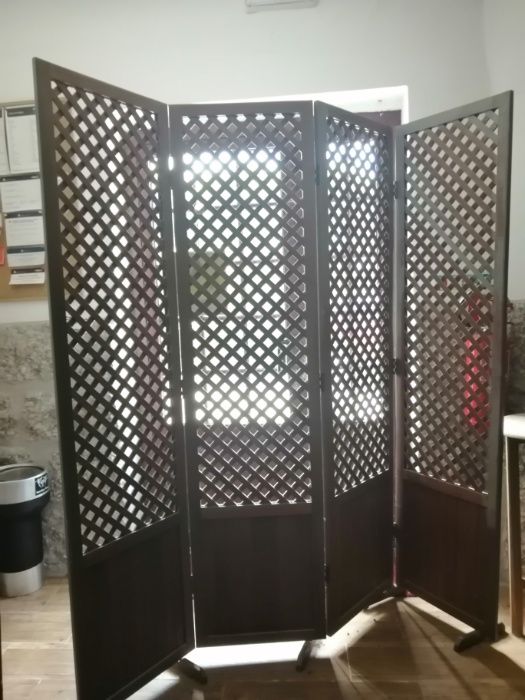 Biombo Madeira maciça