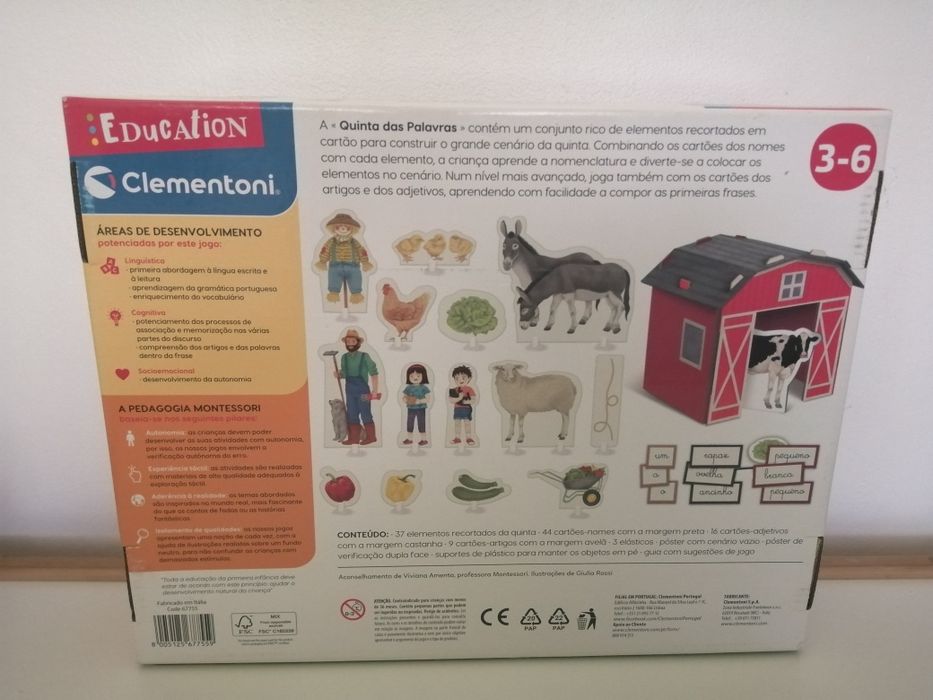 Jogo: Quinta das Palavras - Montessori