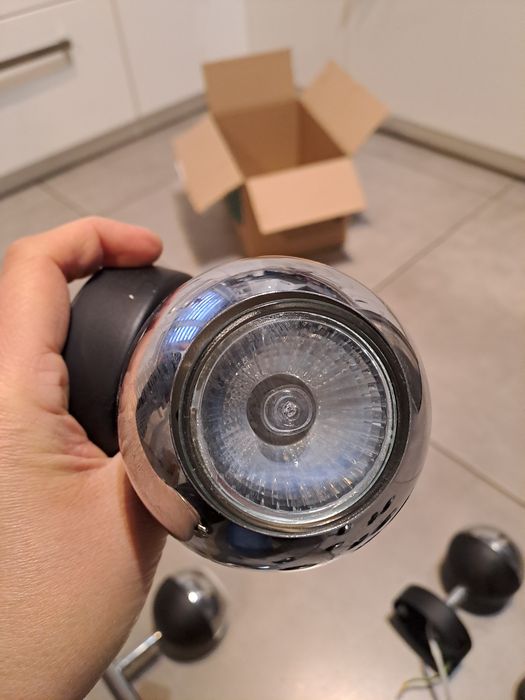Lampa sufitowa z 4 kinkietami