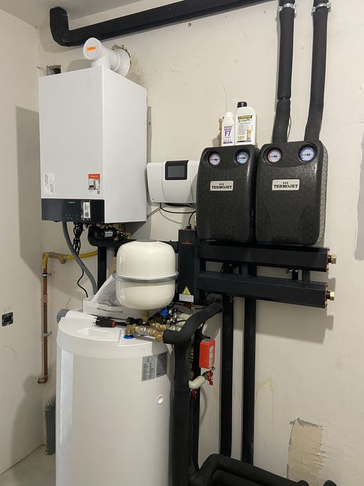 Hydraulika/Chemiczne czyszczenie instalacji grzejnikowej i podlogowej /Budowa kotlowni, maszynowni pomp ciepła