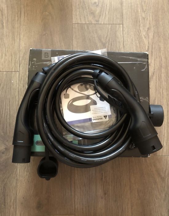 Кабель для зарядки електромобіля Type 2, 32 А, 22кВт