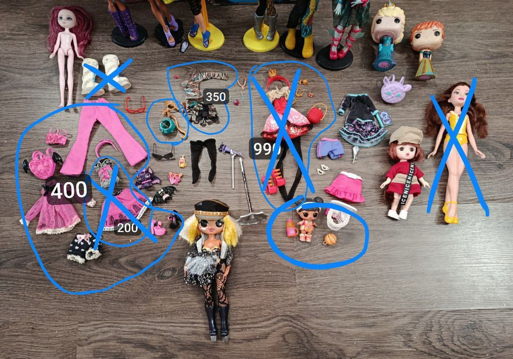 25.01 АКЦІЯ Дісней Монстер хай евер афтер хай аксесуари Лол Омг