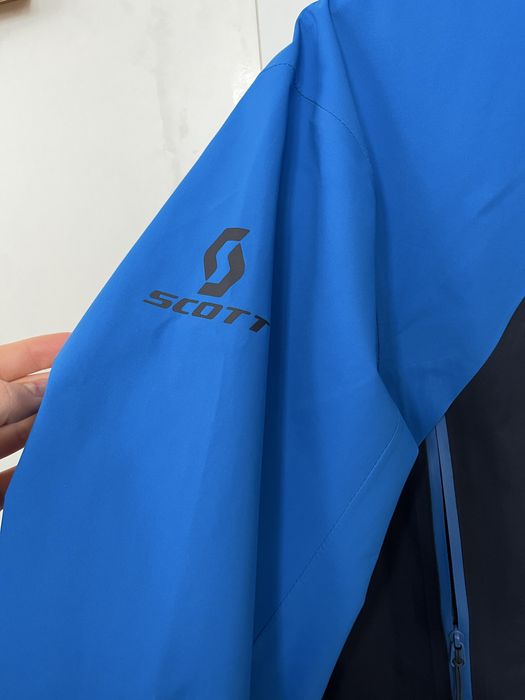 Kurtka narciarska Scott Explorair niebieska z kapturem nowa M męska