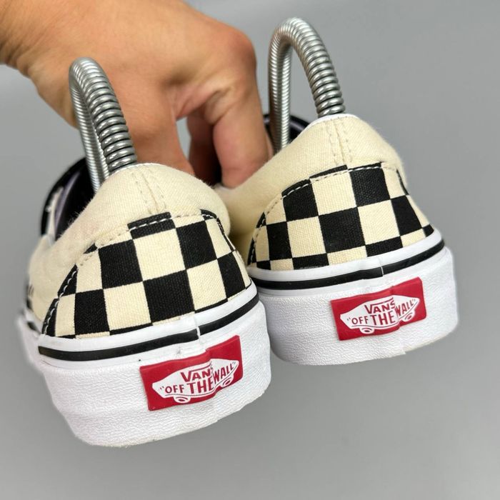 Vans Slip On Check кеди кросівки кеды кроссовки обувь взуття черевики для міста класичні повсякденне універсальні ванс олд скул сліпони клетка