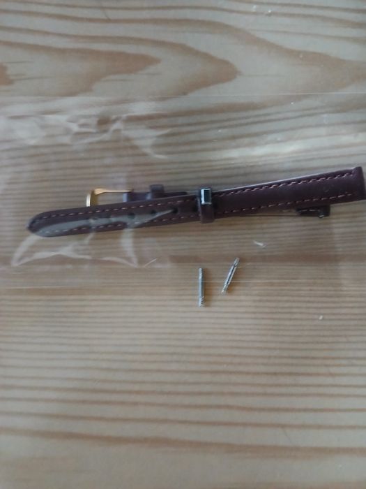 Nowy skórzany pasek do zegarka 10 mm