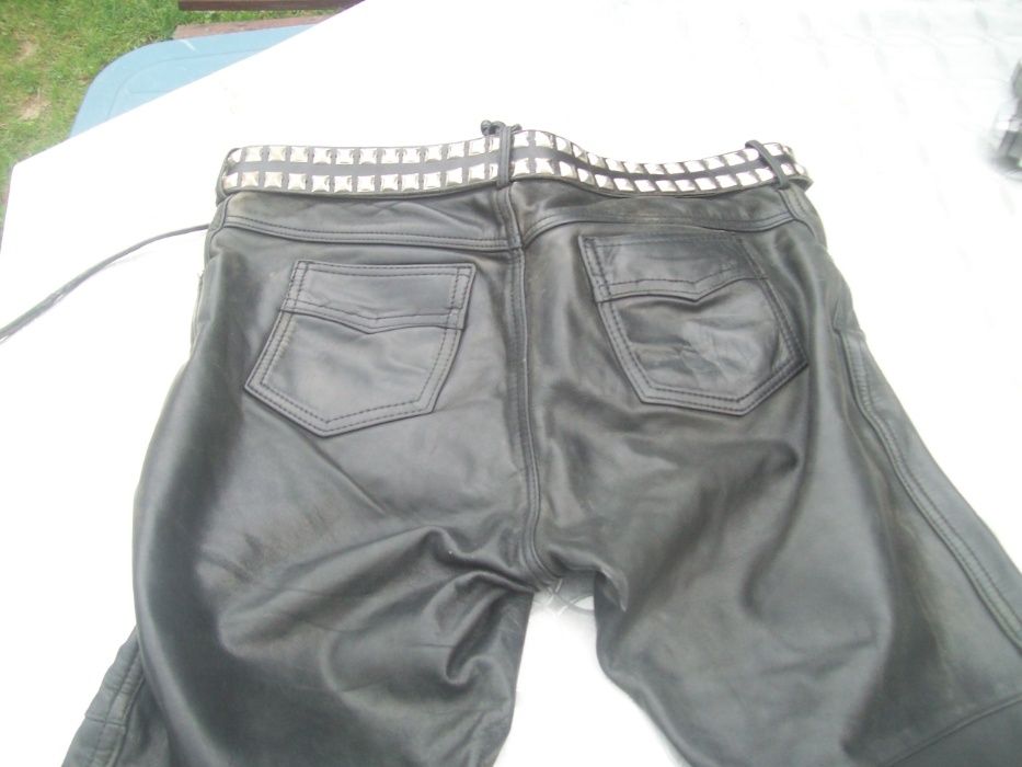 Spodnie skórzane