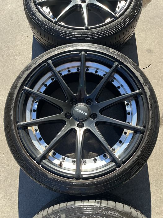 Jantes Monaco Tabac R18 ET40 Furação 5x112 Como Novas