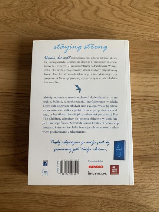 Książka „bądź swoją siłą, przez 365 dni” Demi Lovato
